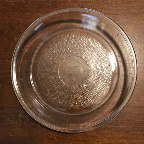 Glasbake Kitchen Vintage Glasbake J247 Clear Glass Deep Dish Pie